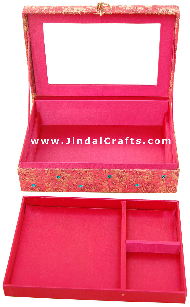 Hand Embroider / Beaded / Jari / Zari Jewelry Box Decor