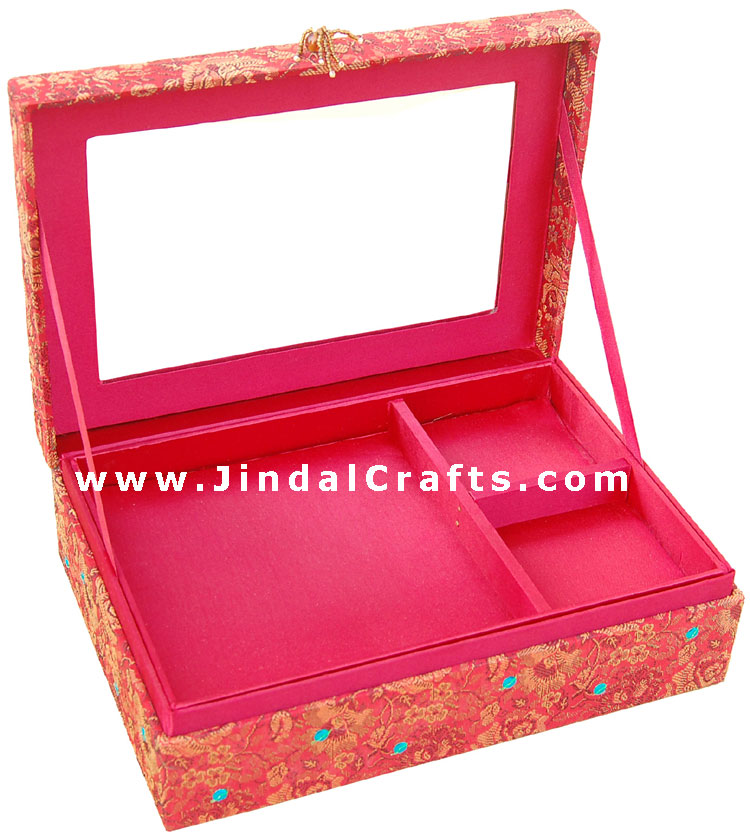 Hand Embroider / Beaded / Jari / Zari Jewelry Box Decor