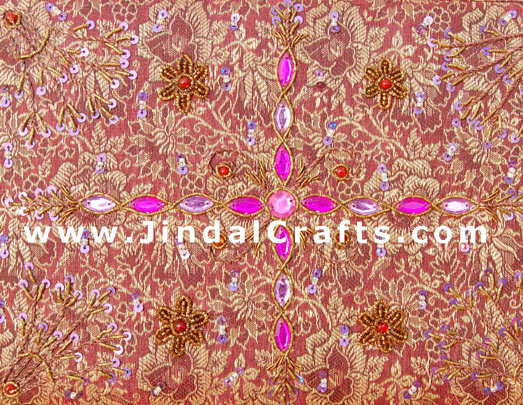 Hand Embroider / Beaded / Jari / Zari Jewelry Box Decor