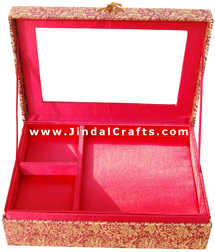 Hand Embroider / Beaded / Jari / Zari Jewelry Box Decor