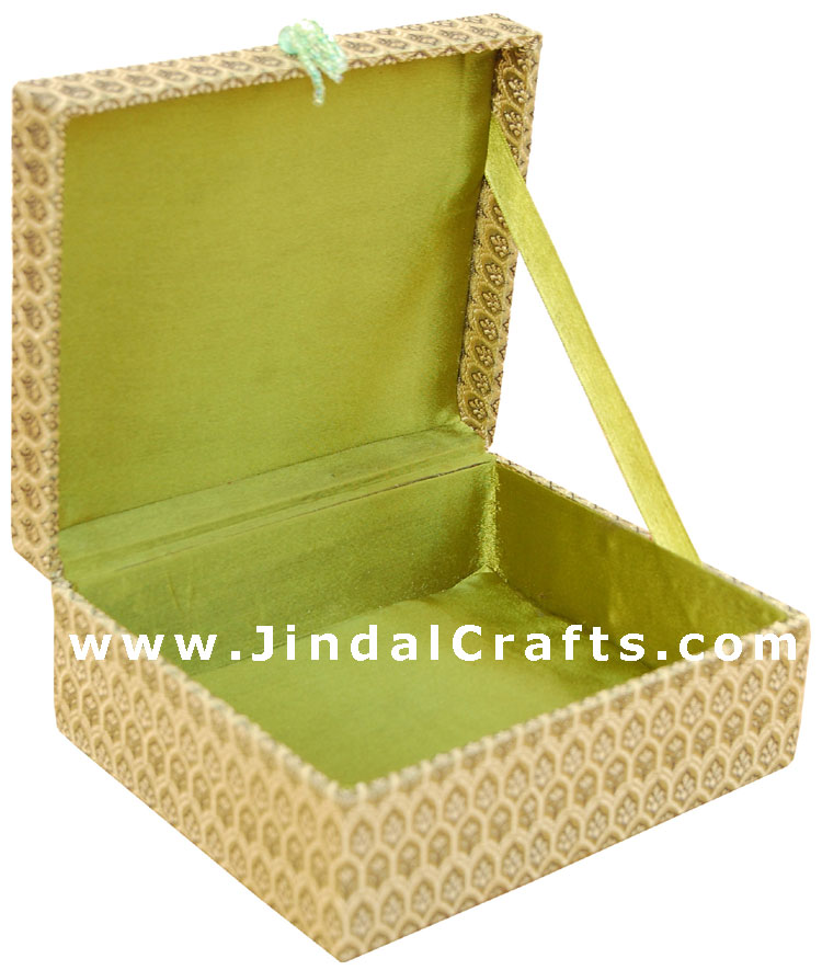 Hand Embroider / Beaded / Jari / Zari Jewelry Box Decor