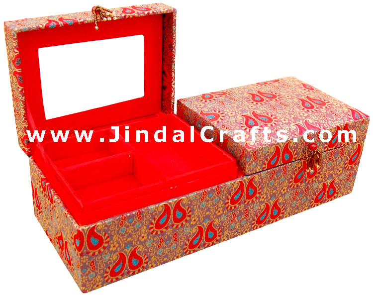 Hand Embroider / Beaded / Jari / Zari Jewelry Box Decor