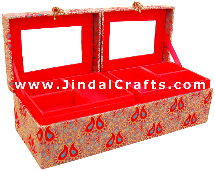 Hand Embroider / Beaded / Jari / Zari Jewelry Box Decor