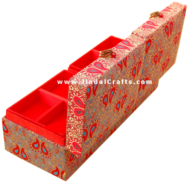 Hand Embroider / Beaded / Jari / Zari Jewelry Box Decor