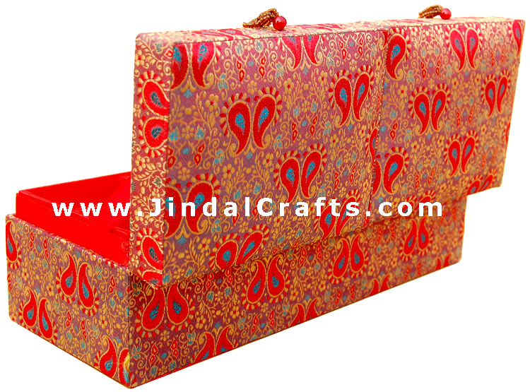 Hand Embroider / Beaded / Jari / Zari Jewelry Box Decor