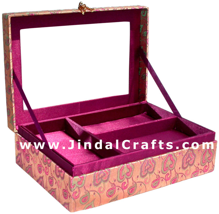 Hand Embroider Beaded Jari Zari Decorative Jewelry Box