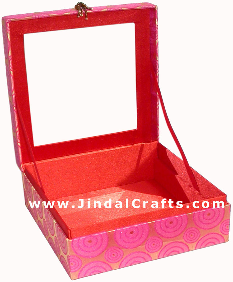 Hand Embroider Beaded Jari Zari Decorative Jewelry Box