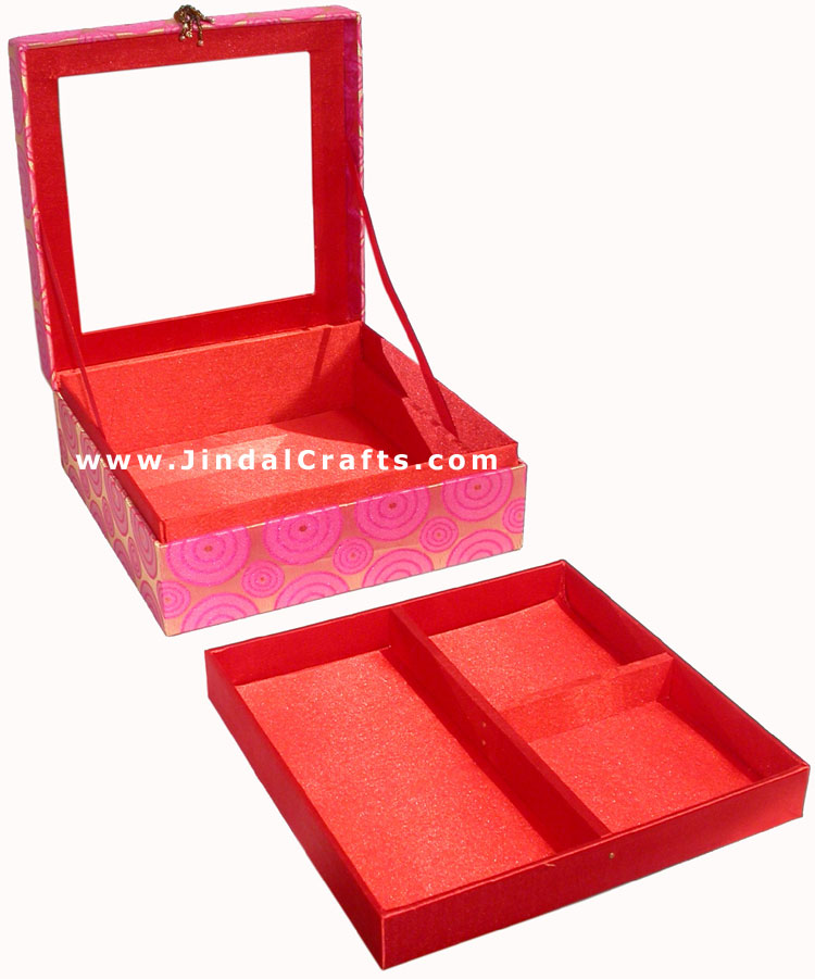 Hand Embroider Beaded Jari Zari Decorative Jewelry Box