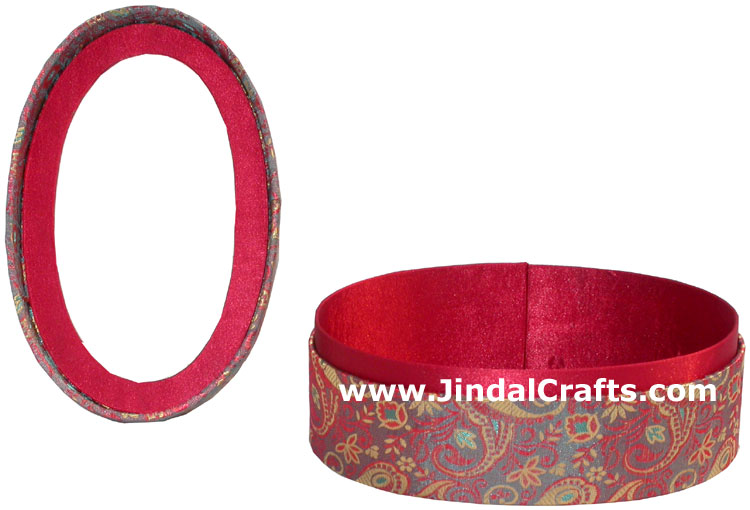 Hand Embroider Beaded Jari Zari Jewellery Box India Art
