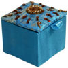Hand Embroider Beaded Jari Zari Gift Box India Art