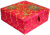 Hand Embroider Beaded Jari Zari Jewellery Box India Art