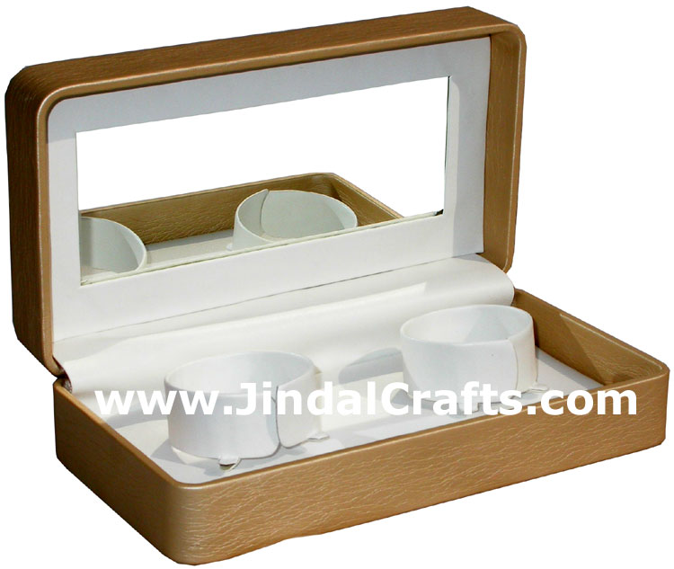 Hand Embroider Beaded Jari Zari Jewellery Box India Art