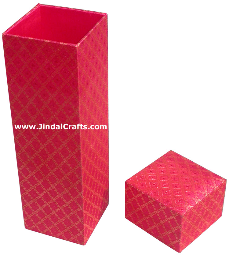 Hand Embroider Beaded Jari Zari Jewellery Box India Art