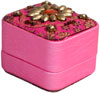 Hand Embroider Beaded Jari Zari Jewellery Box India Art