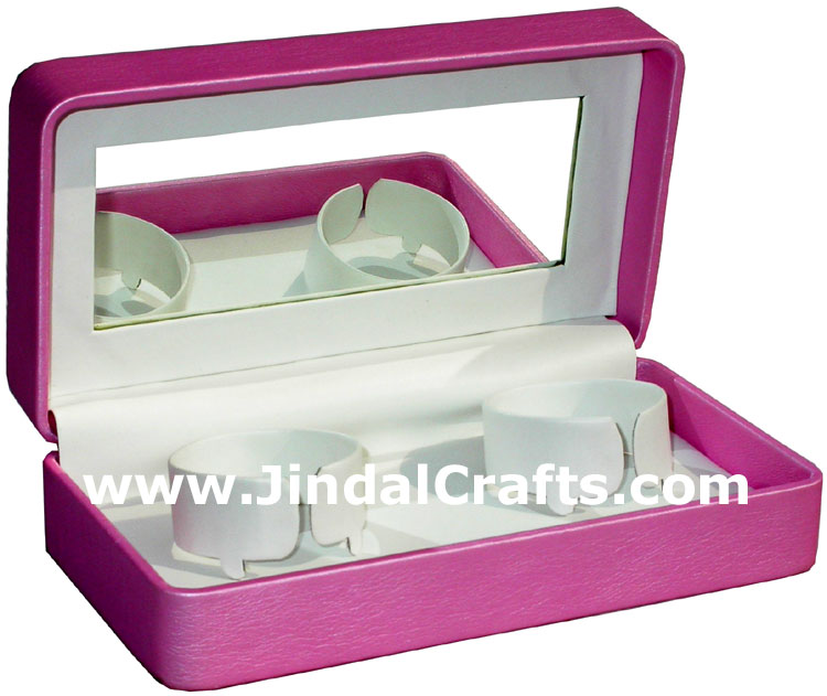 Hand Embroider Beaded Jari Zari Jewellery Box India Art
