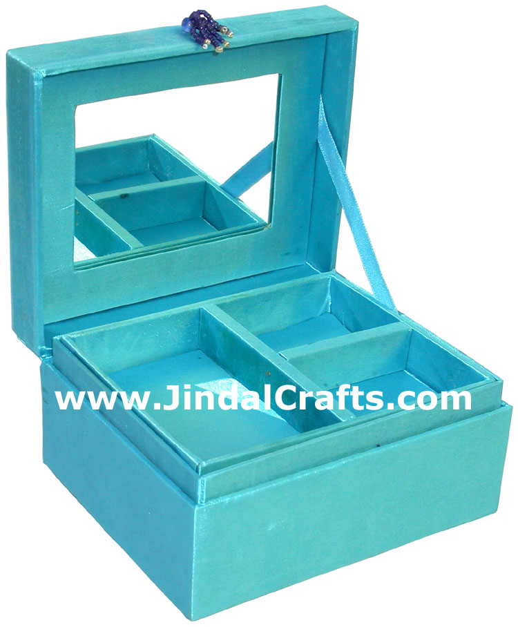 Hand Embroidered Designer Jewelry Box Handicraft Gifts
