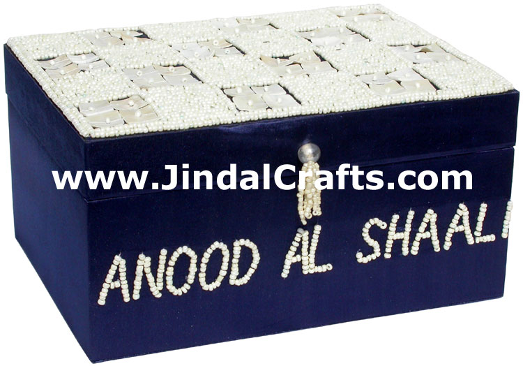 Hand Embroidered Designer Jewelry Box Handicraft Crafts