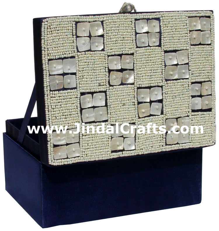Hand Embroidered Designer Jewelry Box Handicraft Crafts