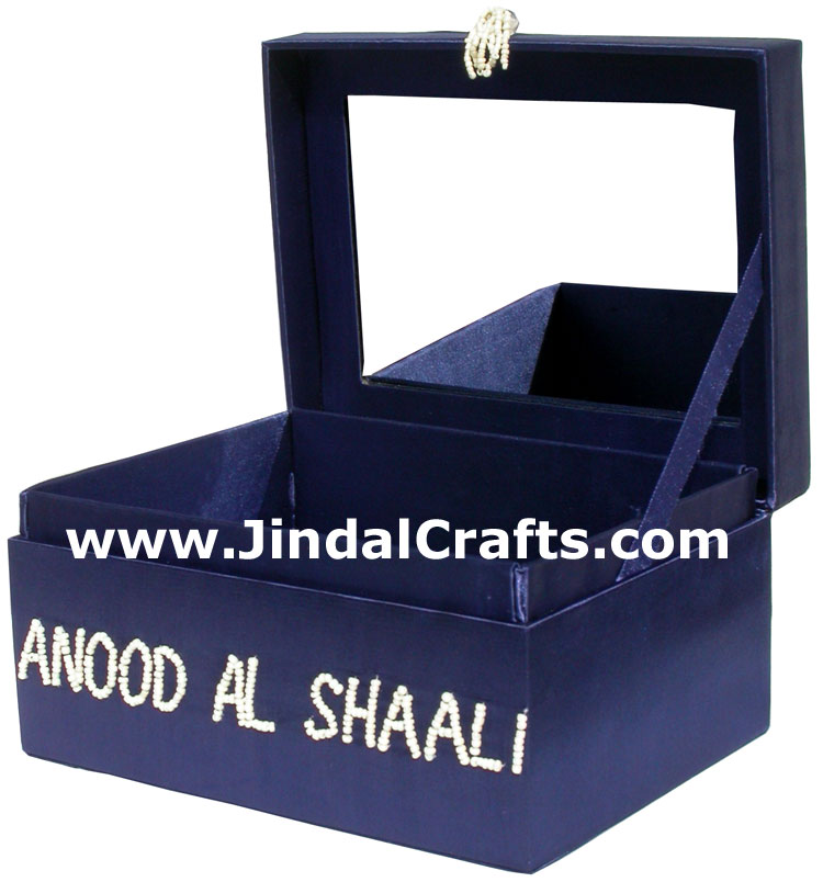 Hand Embroidered Designer Jewelry Box Handicraft Crafts