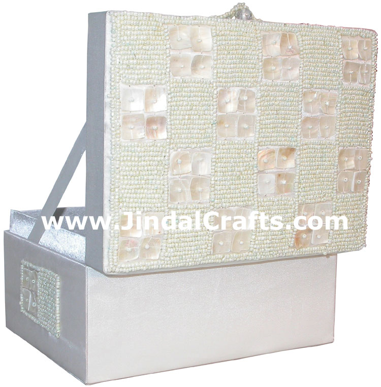 Hand Embroidered Designer Jewelry Box Handicraft Crafts