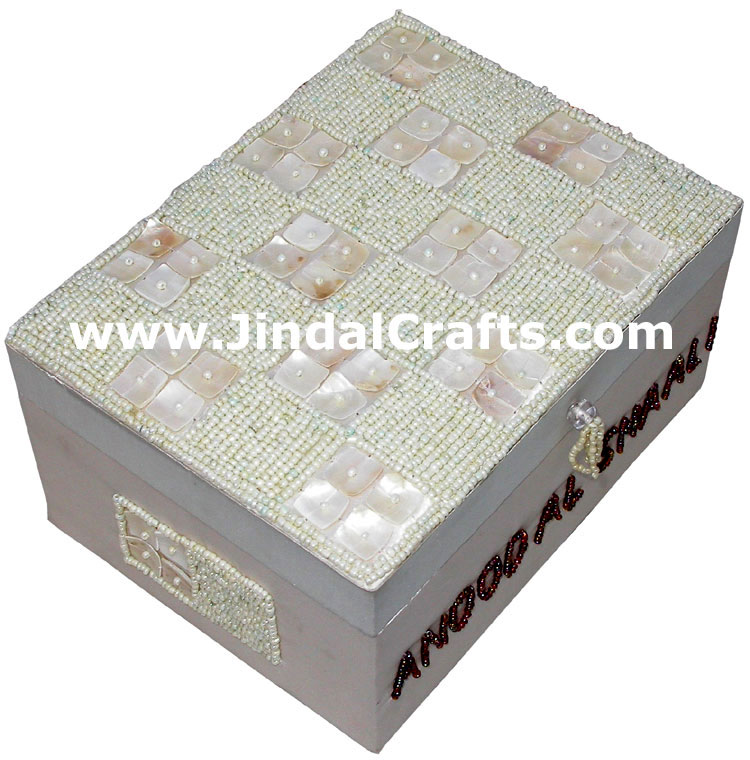 Hand Embroidered Designer Jewelry Box Handicraft Crafts