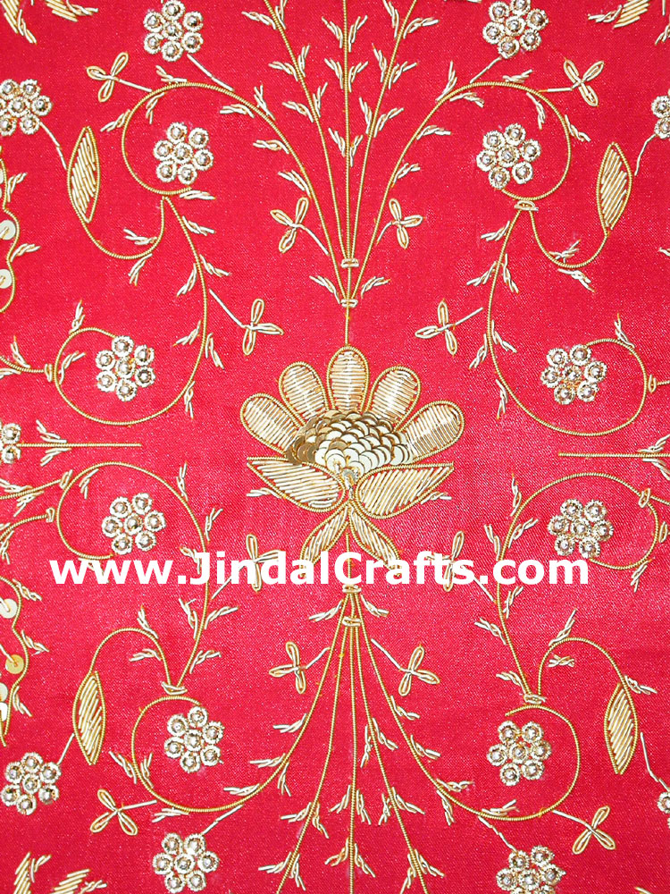 Hand Embroidered Designer Jewelry Box Souvenir Gift Art