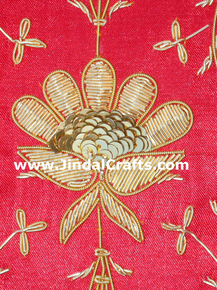 Hand Embroidered Designer Jewelry Box Souvenir Gift Art