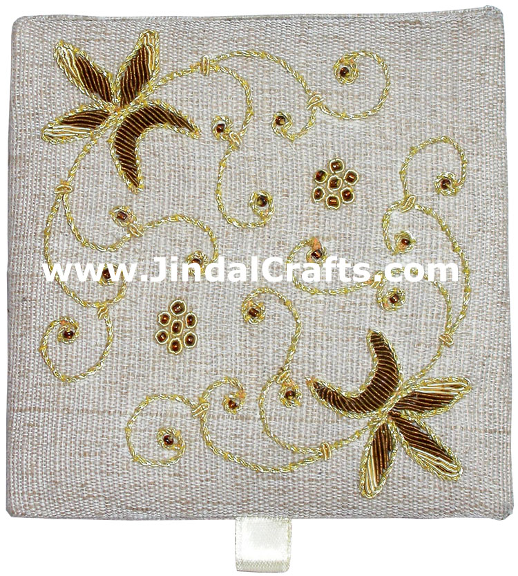 Hand Embroidered Designer Jewelry Box Handicraft Gifts