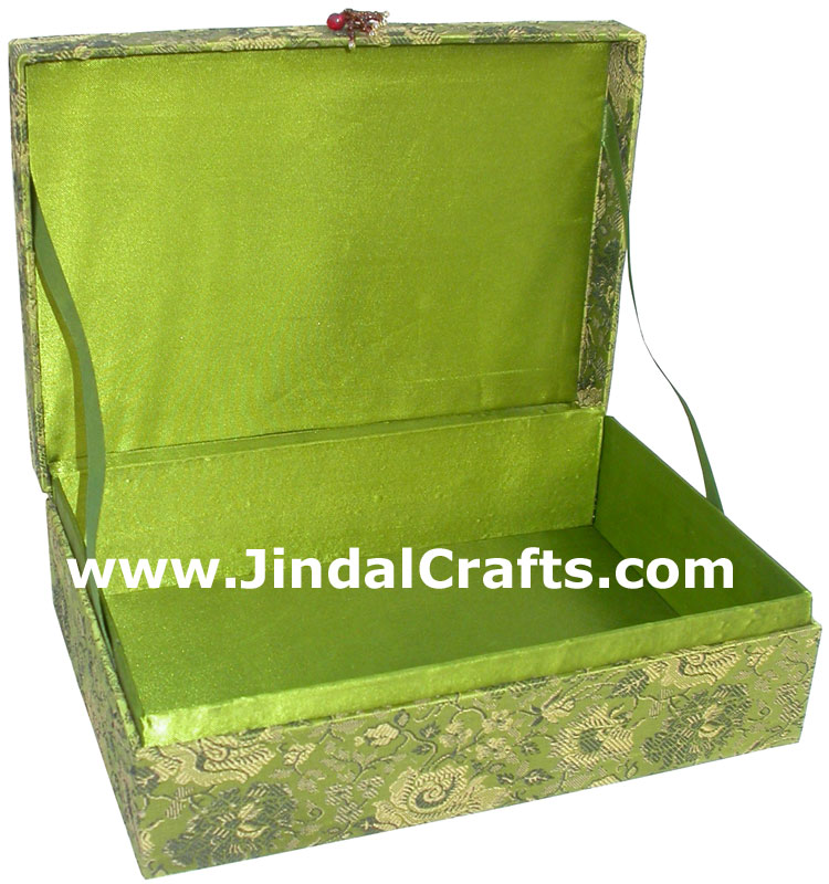 Hand Embroidered Designer Jewelry Box Handicraft India