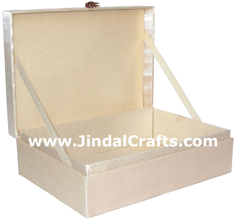 Hand Embroidered Designer Jewelry Box Souvenir Gift Art