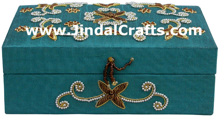 Hand Embroidered Designer Jewelry Box Souvenirs Gifts