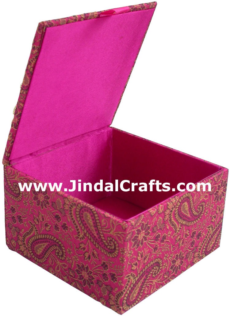 Beaded Box Wedding Gift Hand Embroidered India Crafts