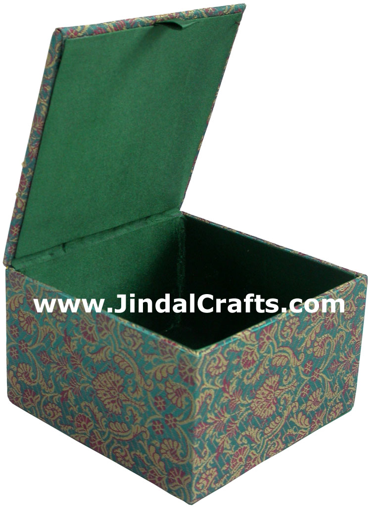 Wedding Invitation Box Jari Hand Embroidered Handicraft