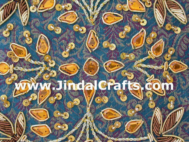 Wedding Invitation Box Jari Hand Embroidered Handicraft