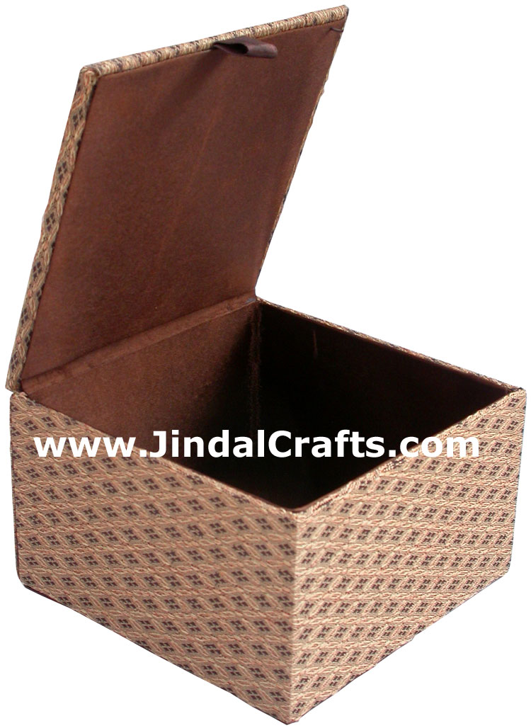 Wedding Invitation Box Jari Hand Embroidered Handicraft