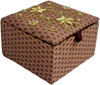 Wedding Invitation Box Jari Hand Embroidered Handicraft