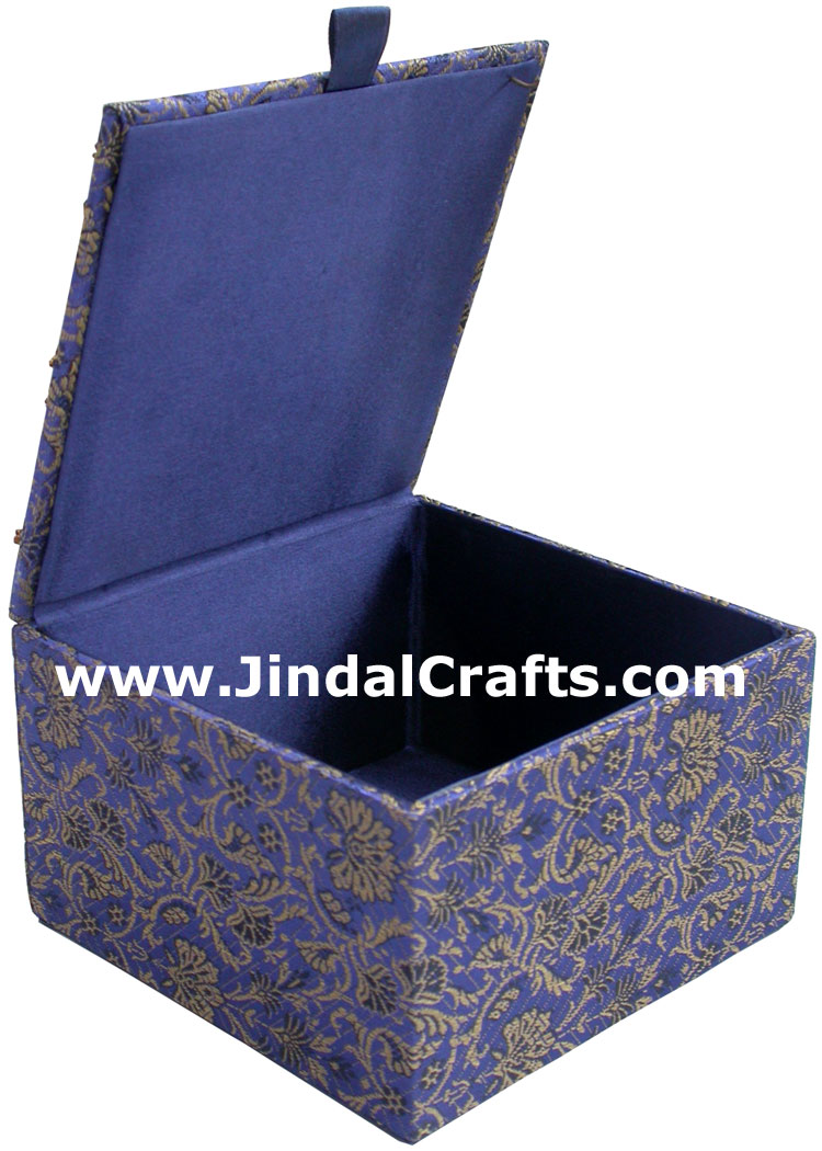 Wedding Invitation Box Jari Hand Embroidered Handicraft