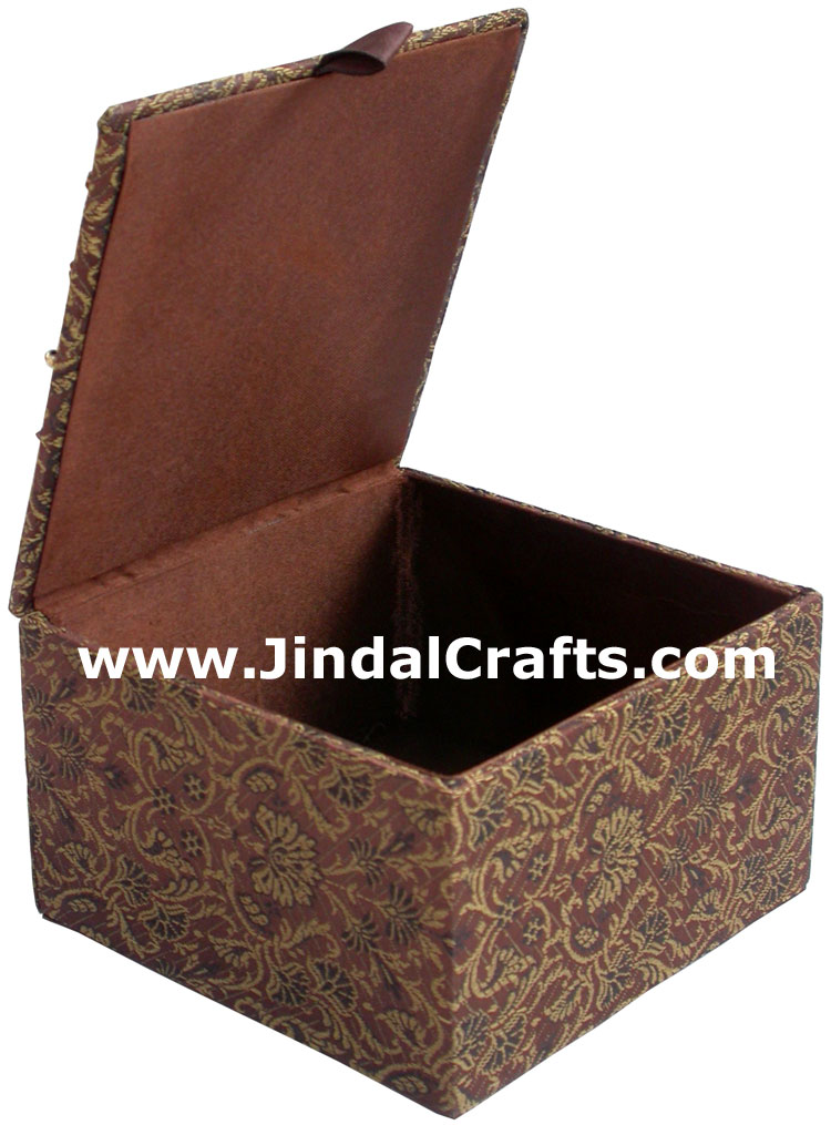Wedding Invitation Box Jari Hand Embroidered Handicraft