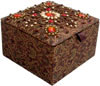 Wedding Invitation Box Jari Hand Embroidered Handicraft