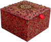 Beaded Jewellary Box Wedding Gift Hand Embroidered Arts