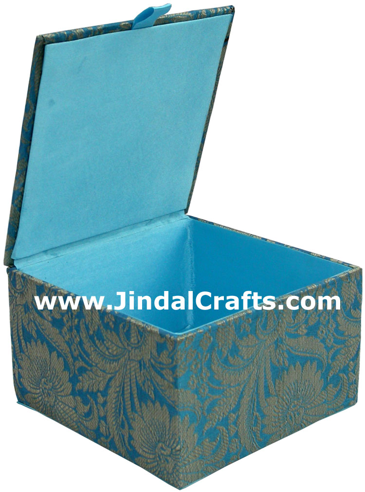 Wedding Invitation Box Jari Hand Embroidered Handicraft