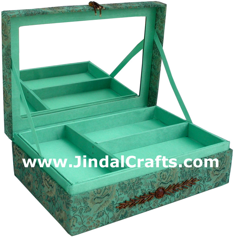 Beaded Jewellary Box Wedding Gift Hand Embroidered Arts