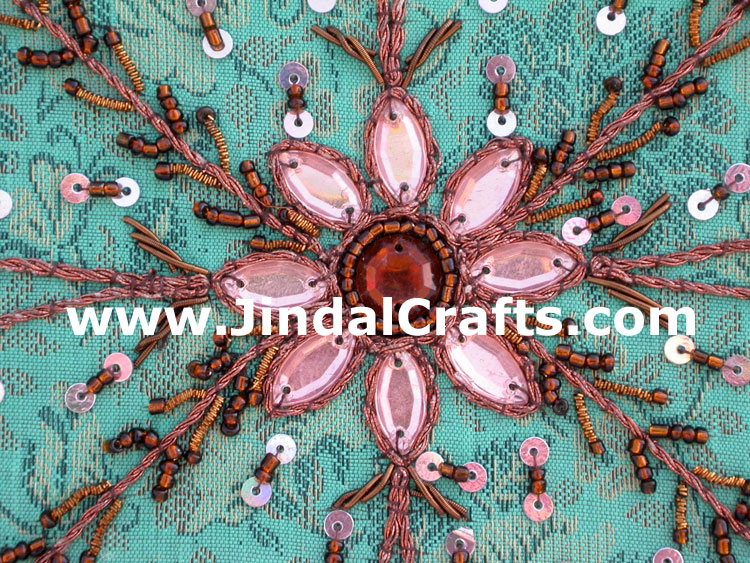 Beaded Jewellary Box Wedding Gift Hand Embroidered Arts
