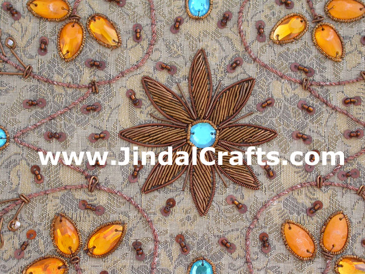 Beaded Jewellary Box Wedding Gift Hand Embroidered Arts