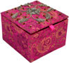 Wedding Invitation Box Jari Hand Embroidered Handicraft