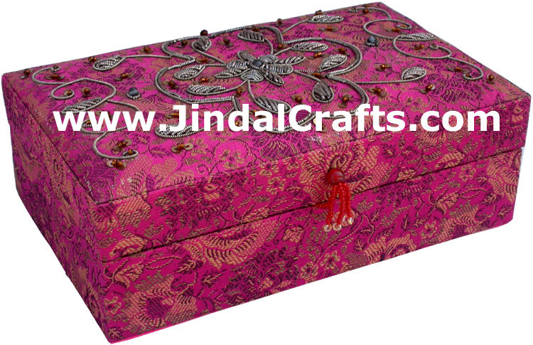 Beaded Box Wedding Gift Hand Embroidered Handicrafts
