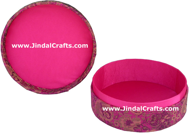 Wedding Invitation Box Jari Hand Embroidered Handicraft