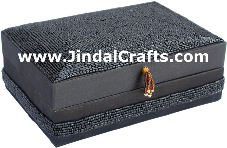 Beaded Box Wedding Gift Hand Embroidered Handicrafts