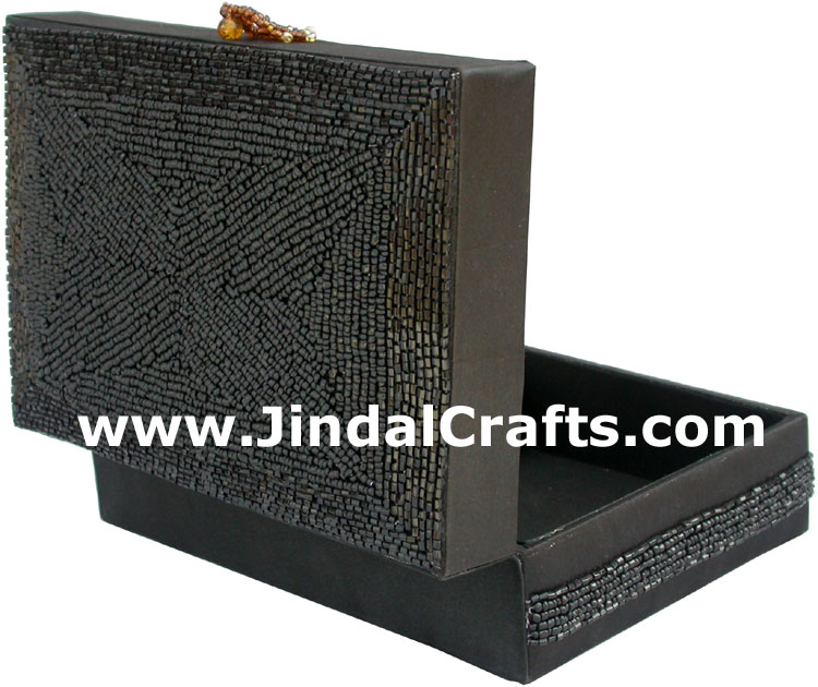Beaded Box Wedding Gift Hand Embroidered Handicrafts