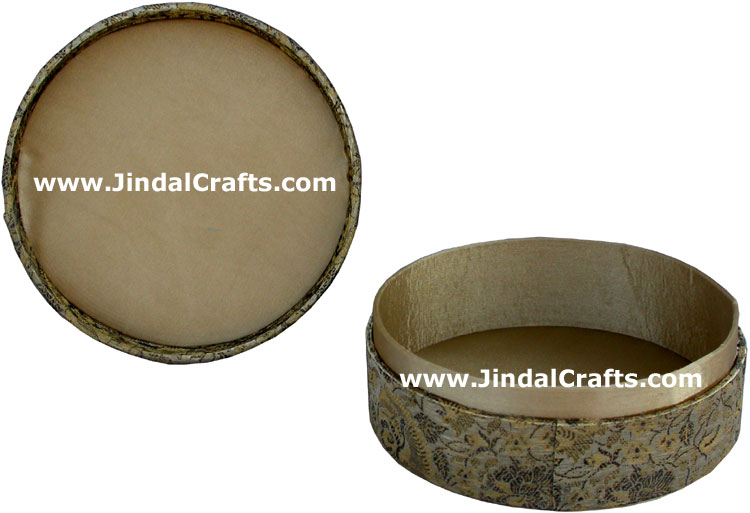 Wedding Invitation Box Jari Hand Embroidered Handicraft
